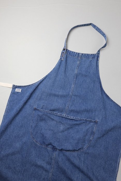 CUMO エプロン クリーム色 ポケット付き