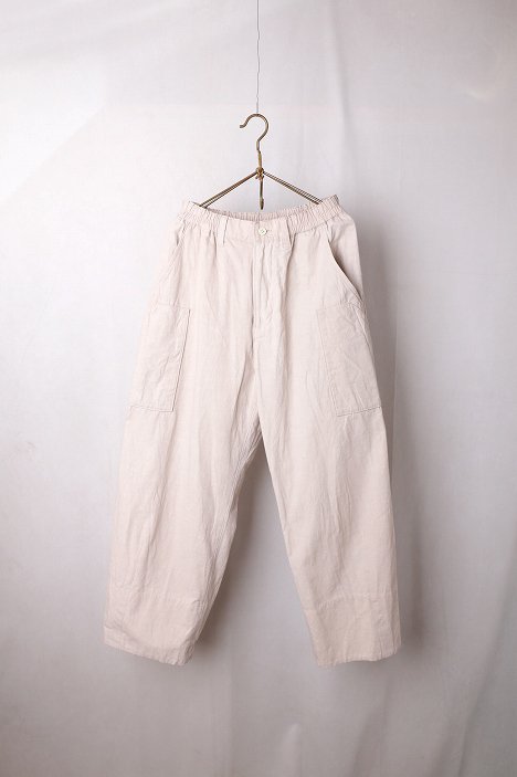 Vlas Blomme｜High Count Cotton Hemp カーゴパンツ｜通販