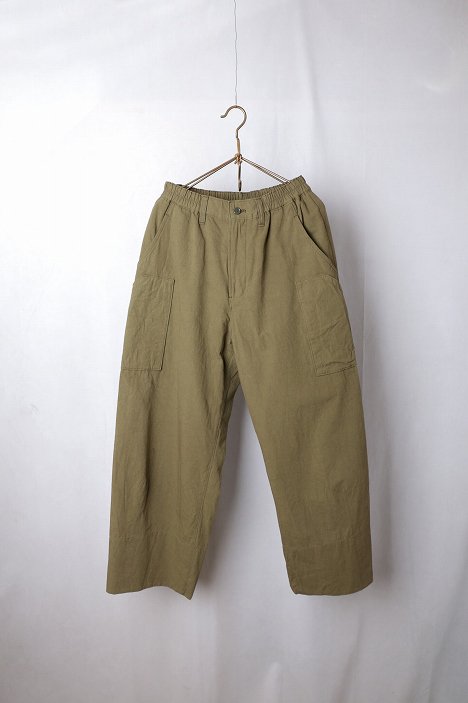 Vlas Blomme｜High Count Cotton Hemp カーゴパンツ｜通販