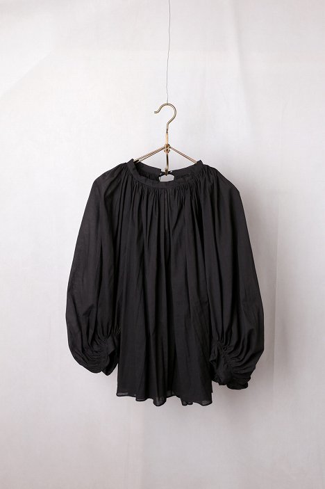 R&D.M.Co- 2024 GATHER SMOCK ブラウス ブラック R&D.M.Co- 2024 GATHER SMOCK ブラウス ブラック R&D.M.Co