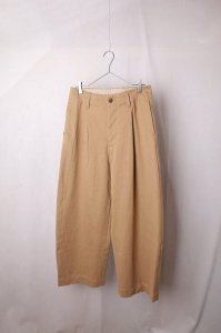 HandwerkerHW wide trousers - Colored cottonBrown