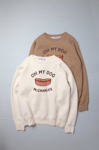 R&D.M.Co-OH MY DOG SWEAT SHIRT2color