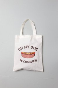 R&D.M.Co- / OH MY DOG TOTE BAGWhite