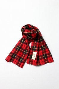 R&D.M.Co- / WOOL TARTAN CHECK MUFFLERWallace