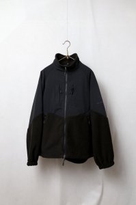 LANTERNNYLON RIP STOP X FLEECE BLOUSONBlackunisex