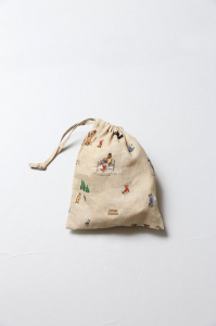 R&D.M.Co-BROWN BEARS DRAWSTRING BAGBeigeS