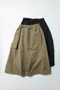 R&D.M.Co-GARMENT DYE POCKET SKIRT2colorladies