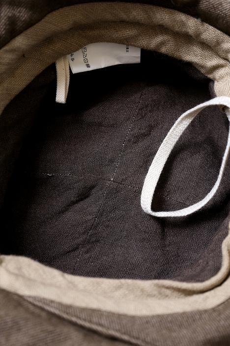 工房西谷　キャスハット　リネンヘリンボーン 工房西谷キャスハットリネンヘリンボーン