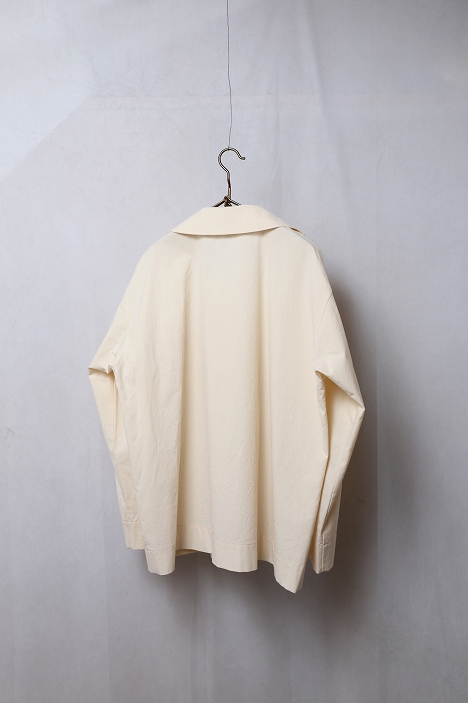 SUSURI（ススリ）セイルシャツ（Ecru）unisex｜通販 - ソコノワ