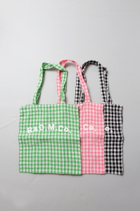<img class='new_mark_img1' src='https://img.shop-pro.jp/img/new/icons8.gif' style='border:none;display:inline;margin:0px;padding:0px;width:auto;' />R&D.M.Co-|LINEN GINGHAM CHECK TOTE BAG(3color)