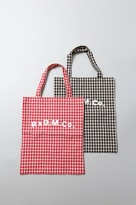 R&D.M.Co-（オールドマンズテーラー）GINGHAM CHECK TOTE BAG｜通販