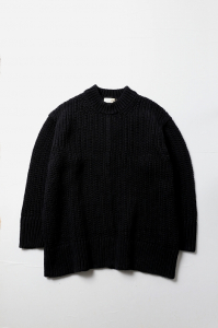 <img class='new_mark_img1' src='https://img.shop-pro.jp/img/new/icons8.gif' style='border:none;display:inline;margin:0px;padding:0px;width:auto;' />semoh��Low-Gauge SilkWool Knit��Black��mens