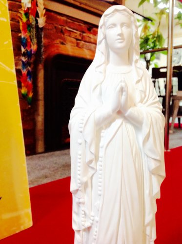 ルルドの聖母像 白像 39ｃｍ