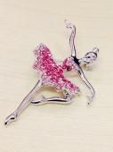 《1点限り☆》バレリーナブローチ ピンク