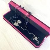 黒水晶メダイ2種ロザリオハンドメイド☆