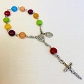 ハンドメイド☆十字架ミニロザリオ