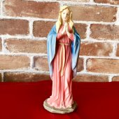 聖母マリア像　聖像　マリア像（カラー仕上げ／室内用）20cm