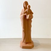 ハンドメイド聖母子像(高さ38cm)
