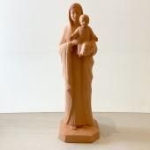 ハンドメイド聖母子像(高さ38cm)