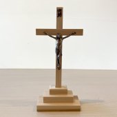 木製十字架卓上(高さ23cm)