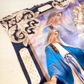 聖母マリア掛布毛布