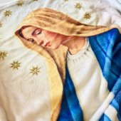 聖母マリア掛布毛布（大）