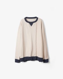 <img class='new_mark_img1' src='https://img.shop-pro.jp/img/new/icons13.gif' style='border:none;display:inline;margin:0px;padding:0px;width:auto;' />ASYMMETRIC SWITCHING SWEAT SHIRT