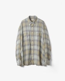 <img class='new_mark_img1' src='https://img.shop-pro.jp/img/new/icons13.gif' style='border:none;display:inline;margin:0px;padding:0px;width:auto;' />LINEN CHECK REGULAR BUTTON DOWN SHIRT