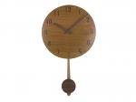木の振り子時計　直径33cm　Wa33AUF-02