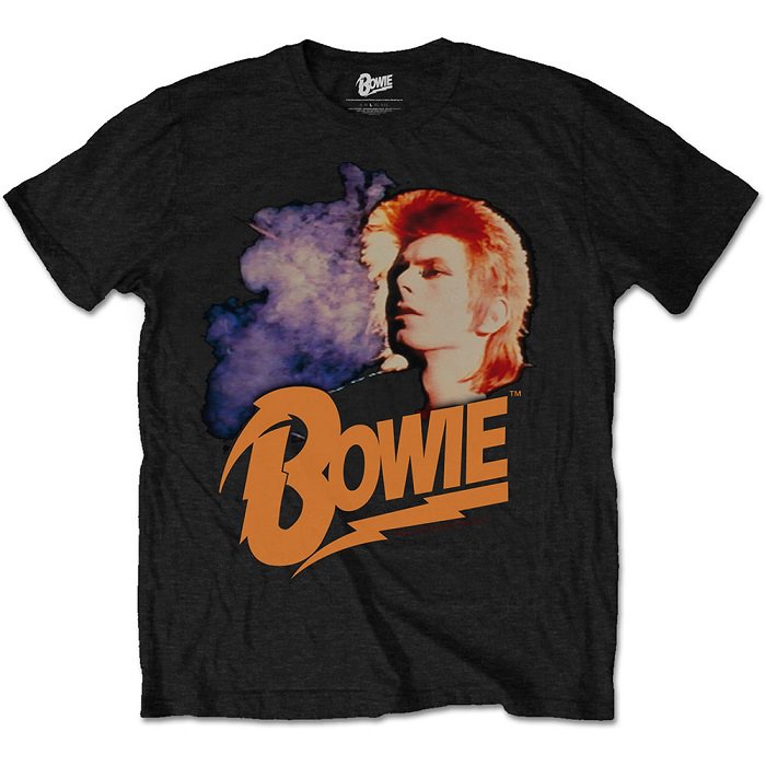 DAVID BOWIE Retro Bowie 2 Blk, Tシャツ - バンドTシャツ専門店GARAPA-GOS(ガラパゴス) メタルT