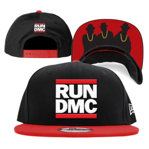 RUN DMC Logo New Era Hat, バンドグッズ（キャップ） - バンドＴシャツ専門店GARAPA-GOS(ガラパゴス)  バンドＴシャツやメタルＴシャツ、アメコミＴシャツやグッズ等の通販専門店