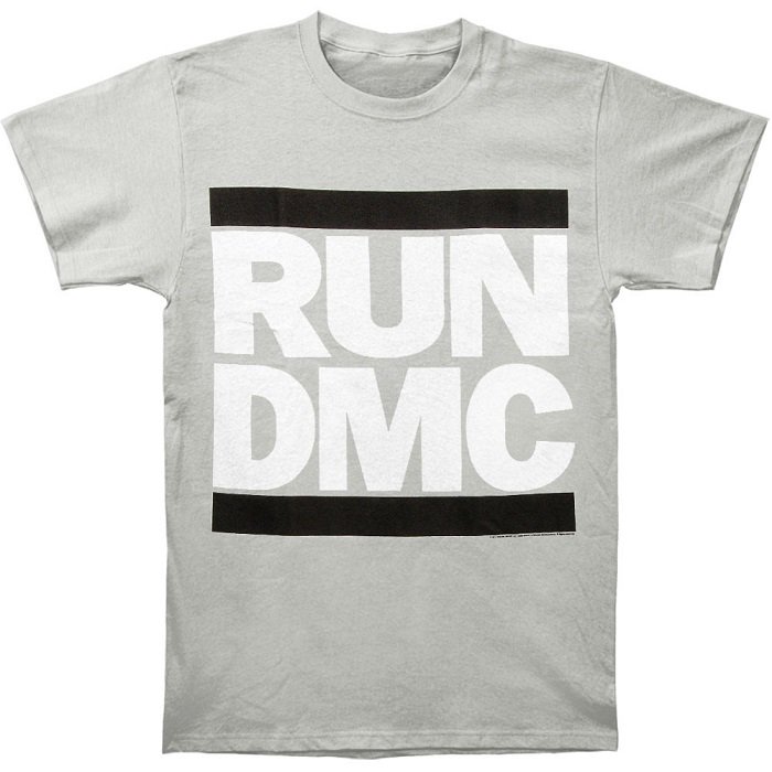 RUN DMC Grayscale Logo, Tシャツ - バンドTシャツ専門店GARAPA-GOS(ガラパゴス) メタルTシャツやアメコミ