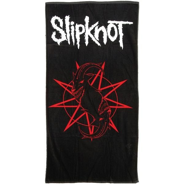 Slipknot Logo Beach Towel バンドグッズ ビーチタオル バンドｔシャツ専門店garapa Gos ガラパゴス バンド ｔシャツやメタルｔシャツ アメコミｔシャツやグッズ等の通販専門店