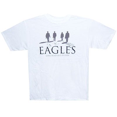 EAGLES Long Road Out Of Eden Wht, Tシャツ - バンドＴシャツ専門店