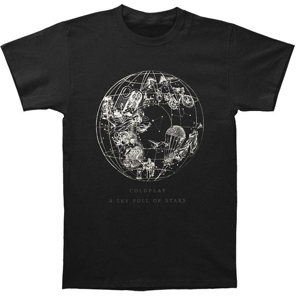 COLDPLAY Sky Full Of Stars, Tシャツ - バンドＴシャツ専門店GARAPA