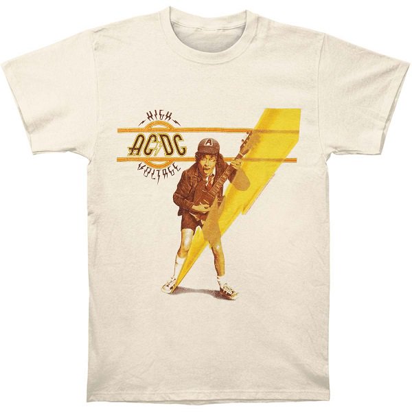 AC/DC High Voltage Cover Fitted, Tシャツ - バンドＴシャツ専門店