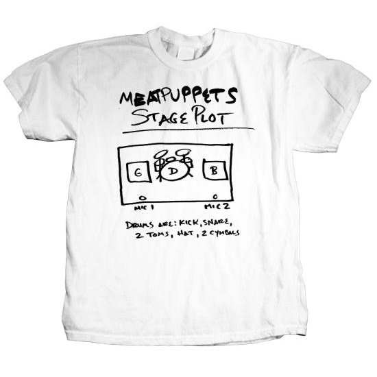 MEAT PUPPETS Stage Plot, Tシャツ