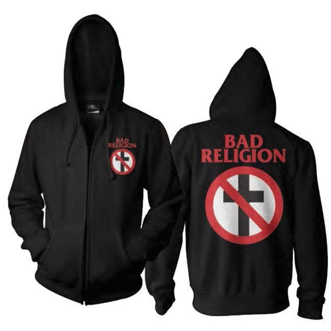 BAD RELIGION Classic Buster Hoodie, ジップパーカー - バンドＴ