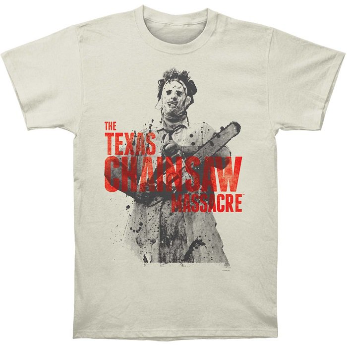 TEXAS CHAINSAW Leatherface With Chainsaw Photo, 映画Tシャツ