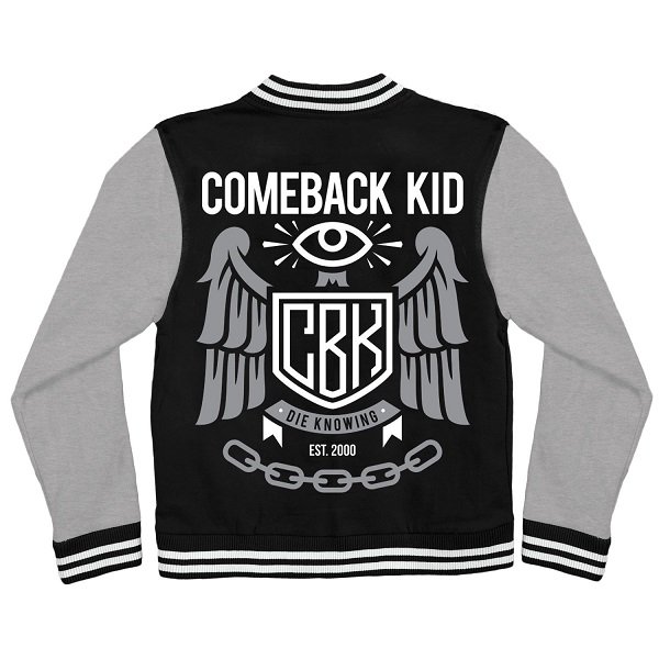COMEBACK KID Watchful Eye Varsity Jacket, ロングTシャツ