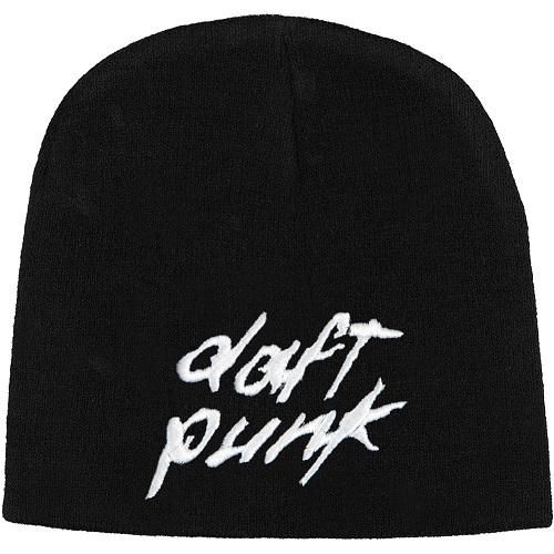 DAFT PUNK Embroidered White Logo, バンドグッズ（ニットキャップ）