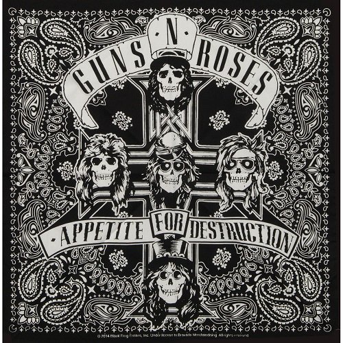 GUNS N ROSES Appetite For Destruction Bandana, バンドグッズ