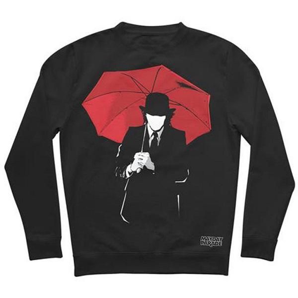 Mayday Parade Umbrella Man Sweatshirt ロングtシャツ