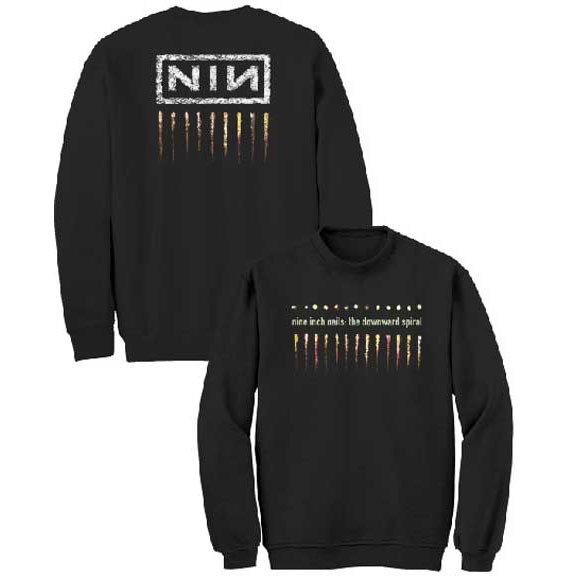 NINE INCH NAILS Downward Spiral Sweatshirt, ロングTシャツ