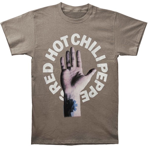 RED HOT CHILI PEPPERS Raised Hand With Asterisk Tattoo, Tシャツ