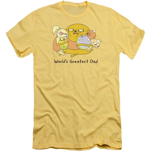 ADVENTURE TIME Worlds Greatest Dad, アメコミTシャツ