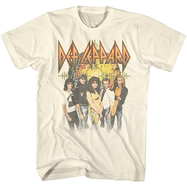 DEF LEPPARD Vintage Group Standing Photo, Tシャツ