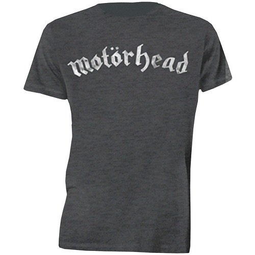 即納】MOTORHEAD Distressed Logo Gry, Tシャツ - バンドＴシャツ専門