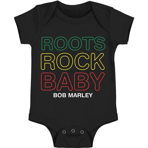 BOB MARLEY Roots Rock Baby Bodysuit, ベビー服