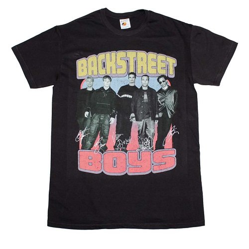 BACKSTREET BOYS Vintage Destroyed, Tシャツ - バンドＴシャツ専門店